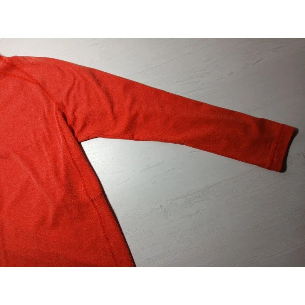 Tommy Bahama Sweater Womens Long Sleeve Pullover Large 1/4 Zip Pink Salmon